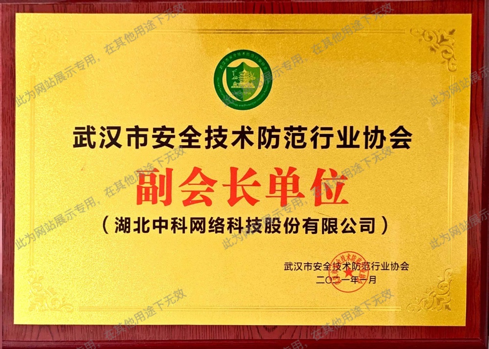 武漢市安全防范技術(shù)協(xié)會副會長單位